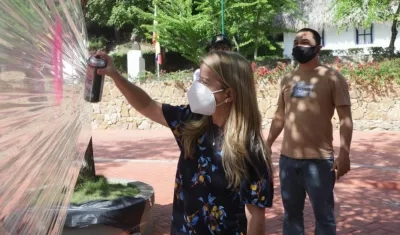 Elsa Noguera, gobernadora del Atlántico. 