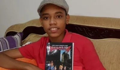 Daniel Agámez Aguilar, joven escritor.