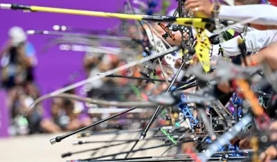 Competencia previa a la inauguración.