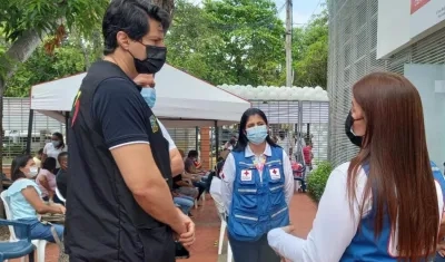 Cruz Roja se une a campaña de vacunación contra el Covid-19 a mujeres gestantes.