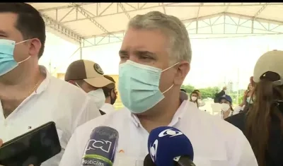 Iván Duque en Sabanagrande.