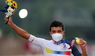 Richard Carapaz, ecuatoriano.