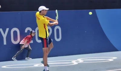 Daniel Gaitán, tenista colombiano. 
