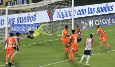 El gol anotado por Juan David Rodríguez.