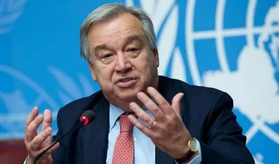 El secretario general de la ONU, António Guterres.