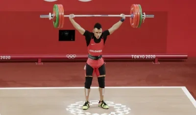 Luis Javier Mosquera, pesista colombiano.