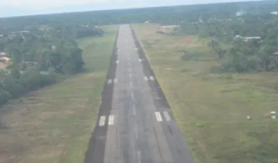 Pista del aeropuerto de Vaupés.