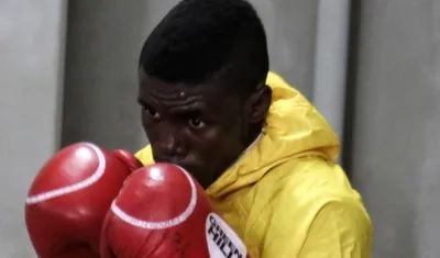 Yuberjen Martínez, boxeador colombiano y esperanza de medalla olímpica. 