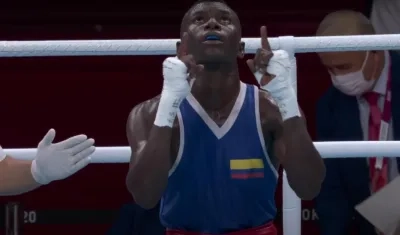 Yuberjen Martínez, boxeador colombiano. 
