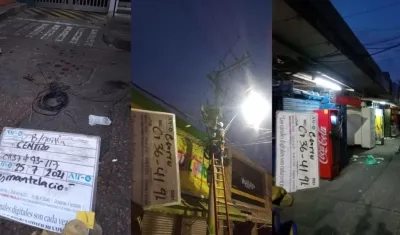 Imágenes del operativo.