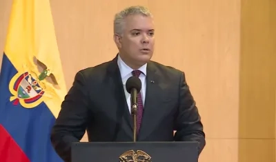 El Presidente de la República, Iván Duque.