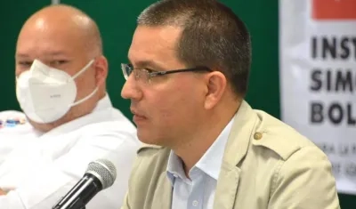 Jorge Arreaza, Canciller venezolano.