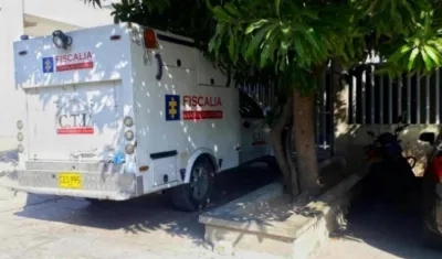 El CTI de la Fiscalía se encargó de la inspección del cadáver.