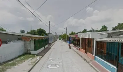 Calle 11 con carrera 8, barrio Centro de Malambo. 