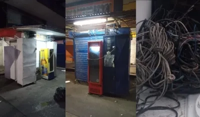 Imágenes del operativo de Air-e.