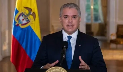 Iván Duque, presidente de Colombia.