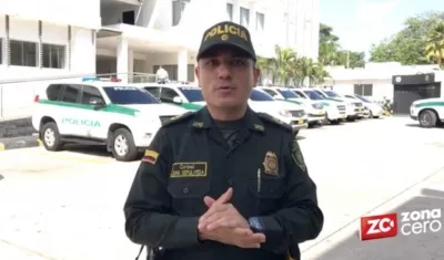 Coronel John Sepúlveda, Comandante Operativo de la Policía Metropolitana. 