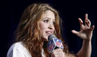 La cantante colombiana Shakira.