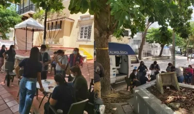 Imágenes de la jornada.