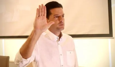 El senador Mauricio Gómez Amín.