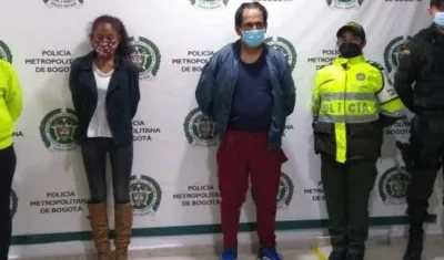 Carolina Galván y Nilson Diaz.