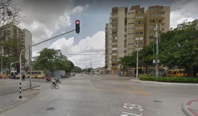 El hecho ocurrió en la calle 59 con carrera 54. 