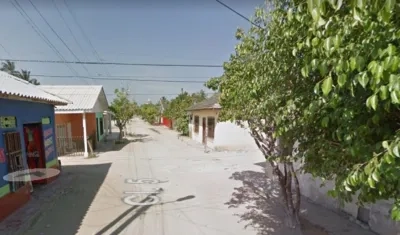 Lugar donde ocurrió el accidente. 