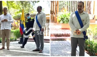 Acto de condecoración.