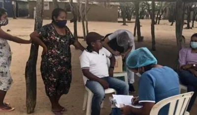 Imagen de la vacunación.