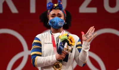 La ecuatoriana Neisi Dajomes.