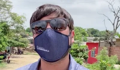 El Alcalde de Barranquilla, Jaime Pumarejo.