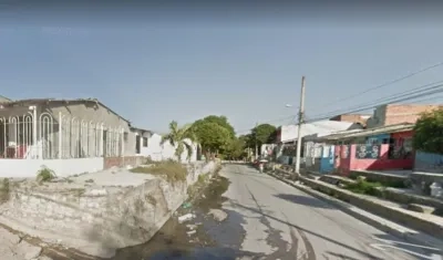 Carrera 21, en el barrio Los Ángeles de Soledad. 