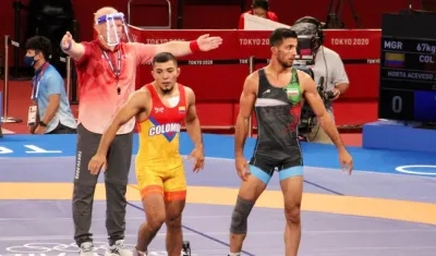 Julián Horta, luchador colombiano. 