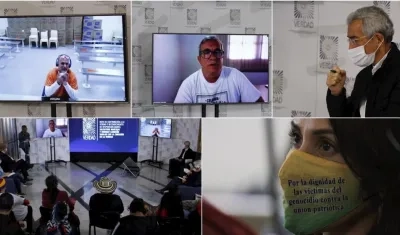 Comparecencia de Mancuso y Timochenko en la Comisión de la Verdad.