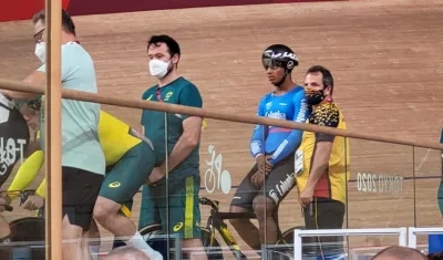 Kevin Quintero, ciclista colombiano. 