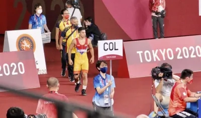 Óscar Tigreros, luchador colombiano. 