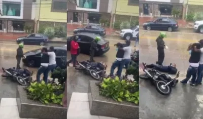 Robert Augusto Cabrera quedó herido el día de los hechos tras enfrentarse a bala con la Policía. 