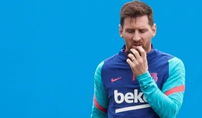 Lionel Messi, delantero argentino. 