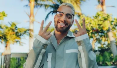 Maluma, cantante colombiano.