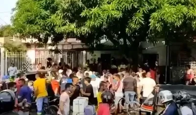 Lugar donde fue baleado el mecánico en el barrio Carnero de Soledad. 