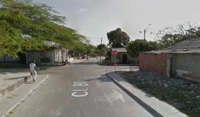 Calle 80 con carrera 9B, en el barrio El Bosque.
