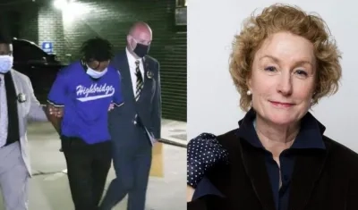 El capturado Brian Boyd y la actriz Lisa Banes.