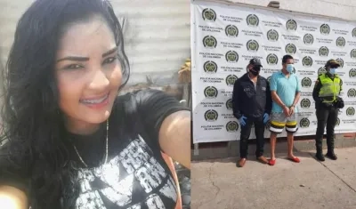 Dairelys Chiquinquirá Aguilar Fuenmayor (víctima); y Alberto Poveda Epinayu.