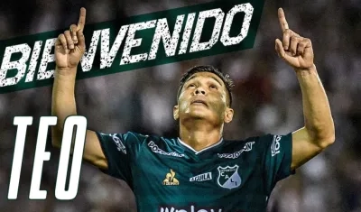 Deportivo Cali confirma Teófilo Gutiérrez