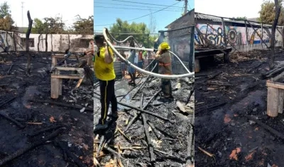 Incendio en Remolino, Magdalena. 