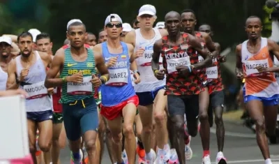 Jeisson Suárez, maratonista colombiano. 