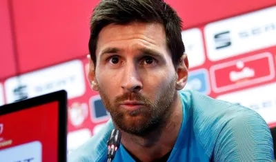 Lionel Messi, jugador argentino.