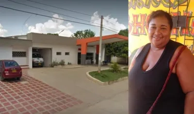 En el hospital de Repelón fueron atendidas las dos mujeres. En la foto, Estebana Bravo.