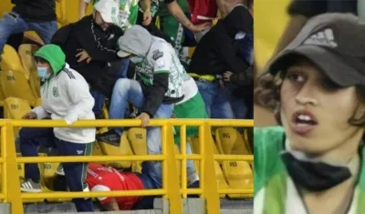 Julián Mateo Molina Fonseca es señalado por las autoridades de participar en la agresión contra el hincha del Santa Fe.