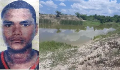 Rodrigo Javier Barceló murió en este jagüey.